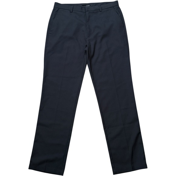 OOBE Men's Gray Dress Pants 36 X 34 Straight Leg Performance Fabric Work Slacks - Picture 1 of 10